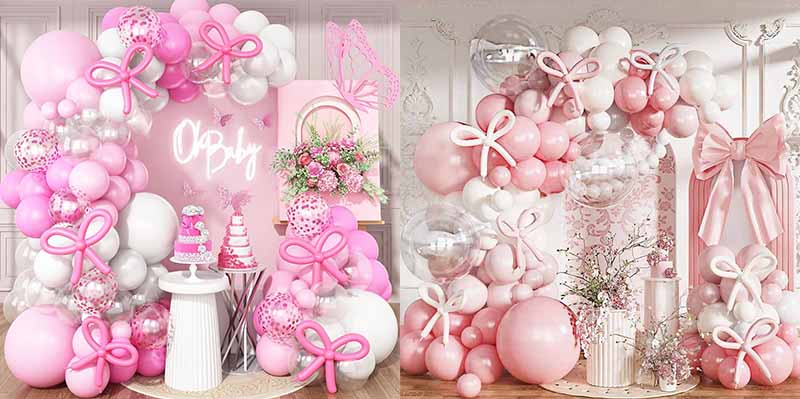 bow balloon arch garland kit bow balloon arch garland kit