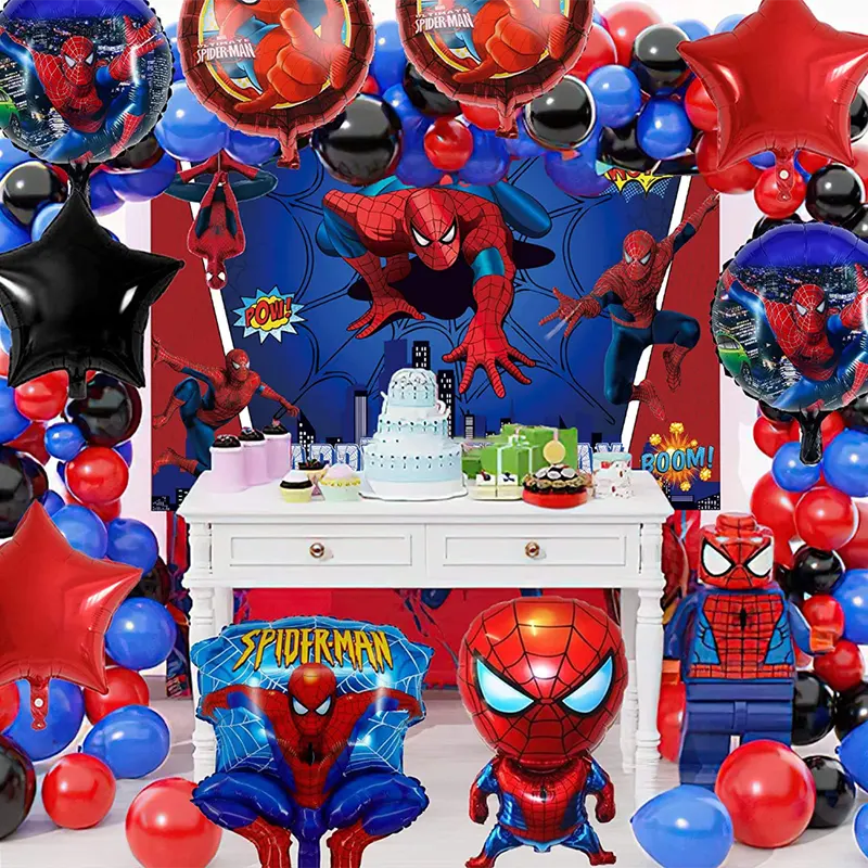 Superhero Balloon Arch Garland Set Superhero Balloon Arch Garland Set